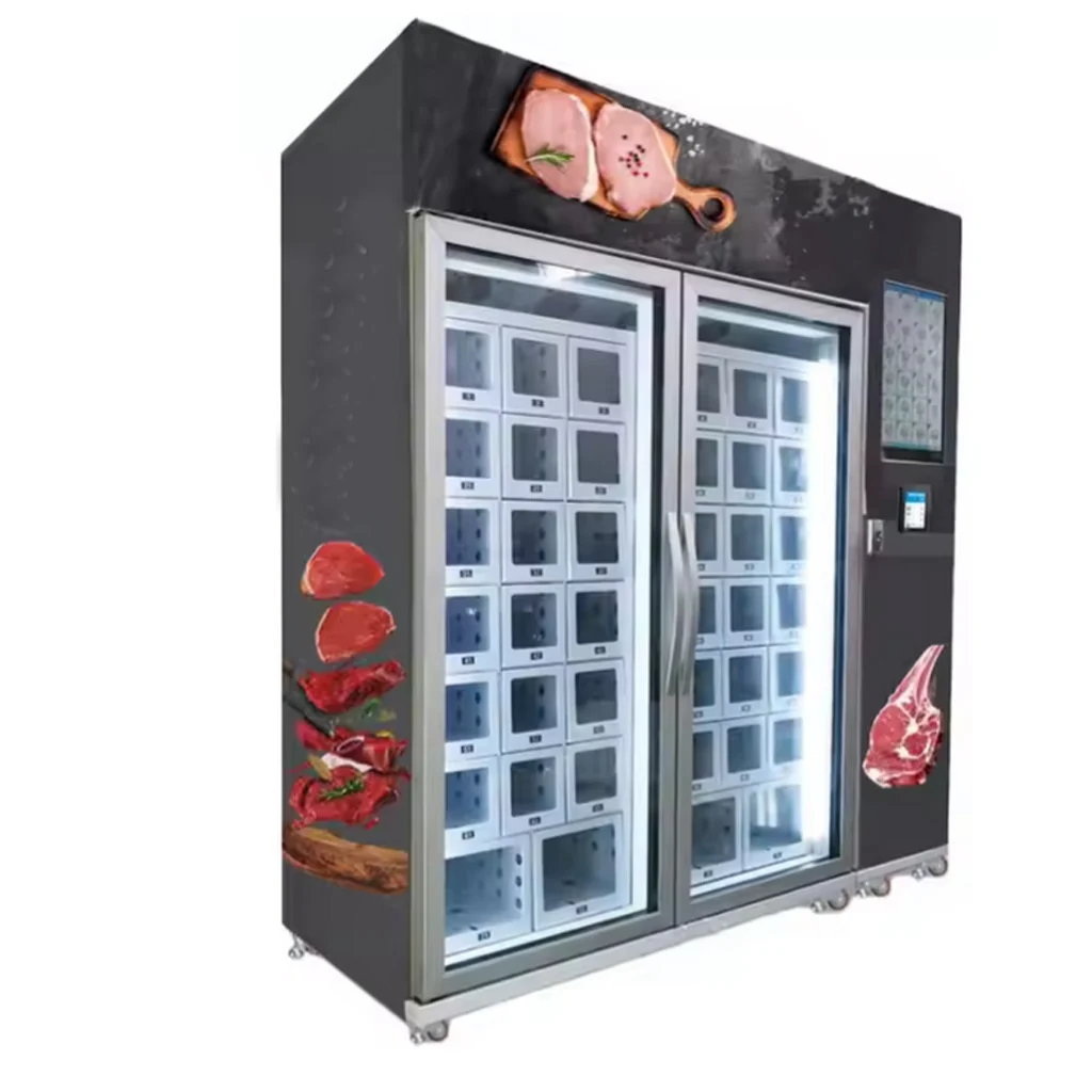 distributeur automatique casiers boucherie