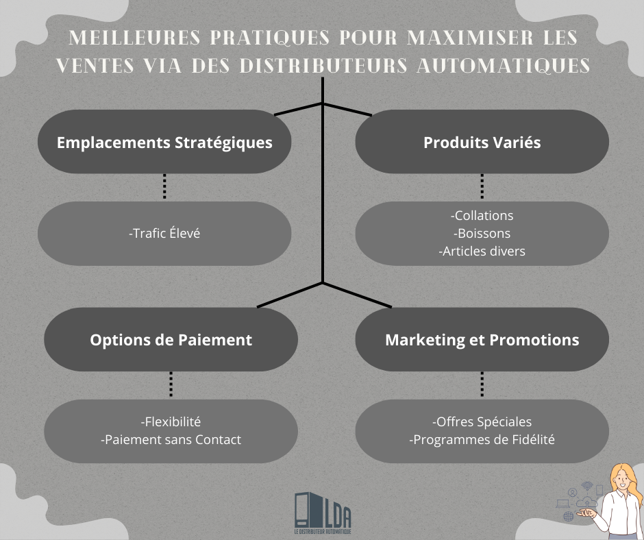 Meilleures pratiques pour maximiser les ventes via des distributeurs automatiques
